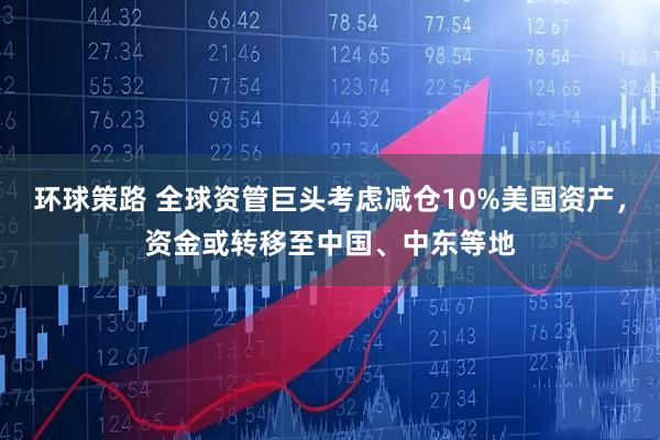环球策路 全球资管巨头考虑减仓10%美国资产，资金或转移至中国、中东等地